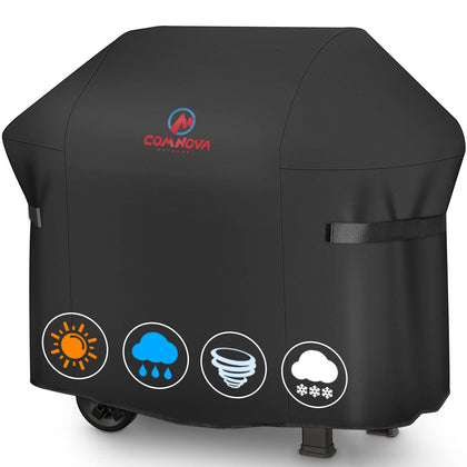 Comnova 60-inch grill cover on Weber Genesis protects from weather