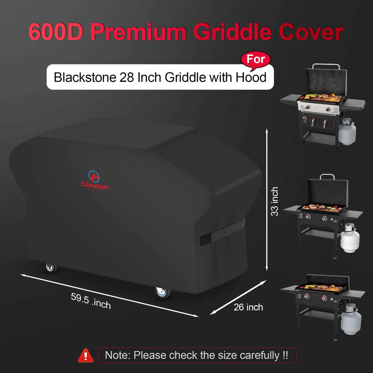 Comnova 600D fabric close-up showing durability and water resistance
