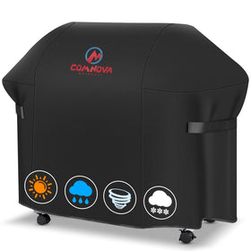 M COMNOVA OUTDOORS Comnova 58-inch grill cover front view for weatherproof protection.