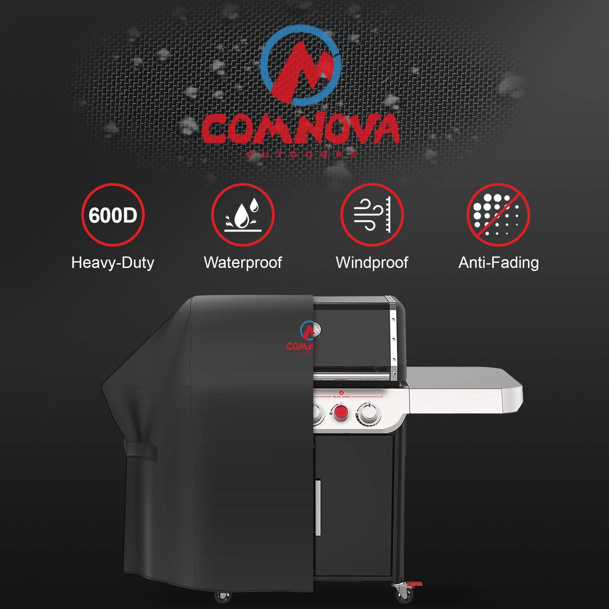 M COMNOVA OUTDOORS Easy-clean surface for quick maintenance after outdoor grilling.