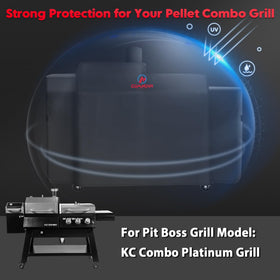 Comnova Outdoors adjustable Velcro sides allow a snug fit for different smokers.