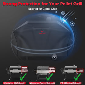 Easy on/off design makes protecting your grill quick after a cookout
