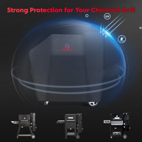 Fade-resistant material preserves color after sun exposure on the Masterbuilt cover