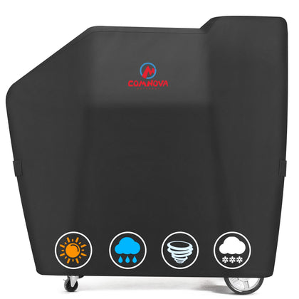 Comnova Outdoors grill cover on Masterbuilt Gravity Series for a precise fit and year-round protection