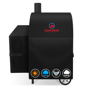 Comnova Outdoors grill cover on Wrangler fit shields from weather and debris.