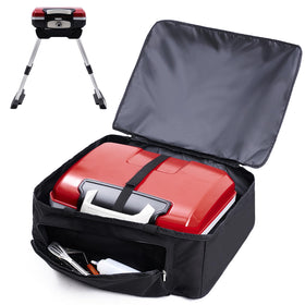 COMPEAK carry bag for Cuisinart CGG-180 showing snug fit for travel