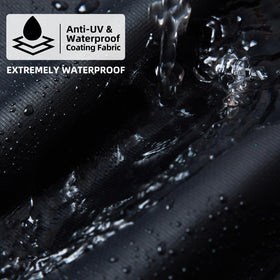 Durable 600D PVC fabric resists fading and wear for long outdoor use.