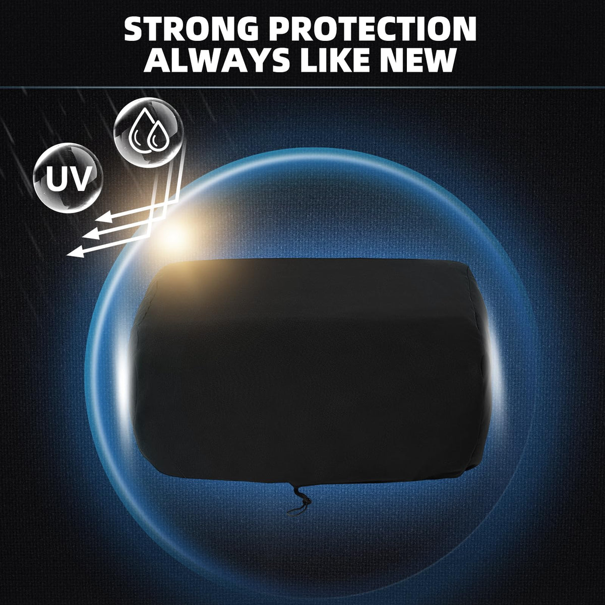 COMPEAK reinforced seams prevent leaks and tears in wet weather.