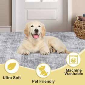 COMSLE entryway mat 32x48 inches fits under doors and thresholds