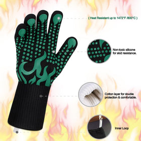 Comsmart aramid fiber gloves boost heat and cut resistance