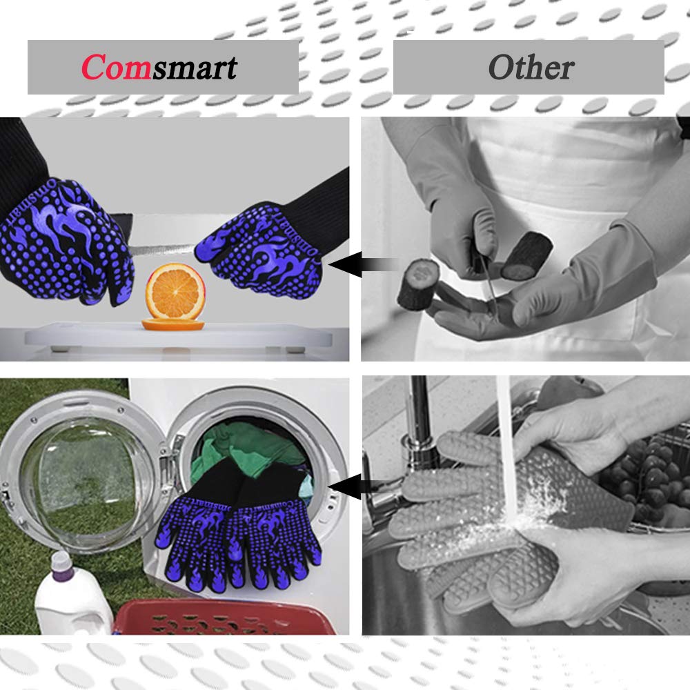 Comsmart gloves are easy to clean and quick to dry after cooking.