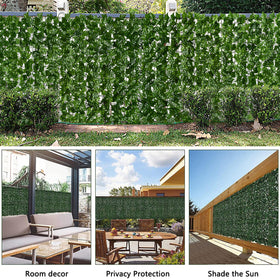 Comtelek balcony setup featuring green privacy wall for outdoor living.