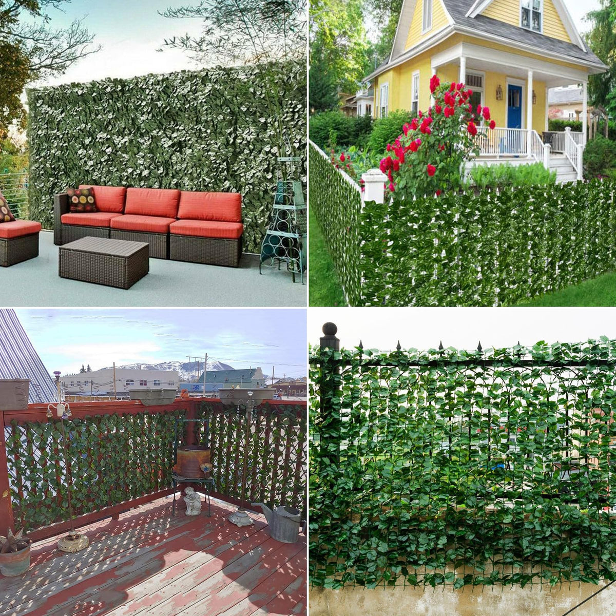 Comtelek privacy screen on a fence offering discreet, private view.