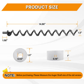 COMVIEE auger motor bushing reducing wear for smoother rotation