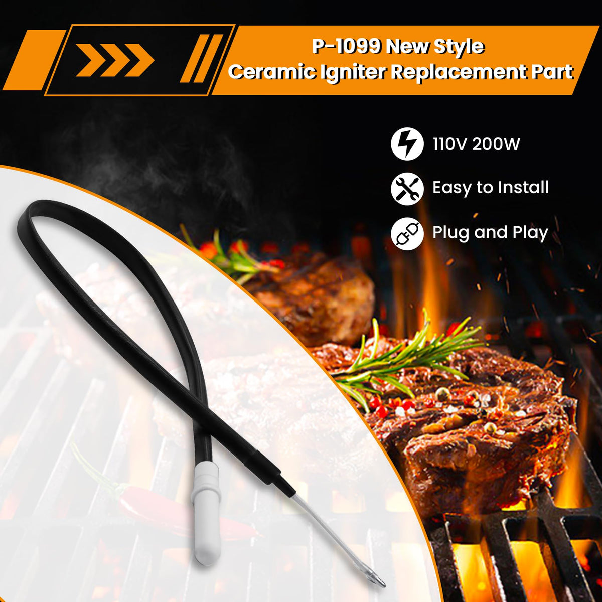 COMVIEE ceramic ignitor pack for replacements