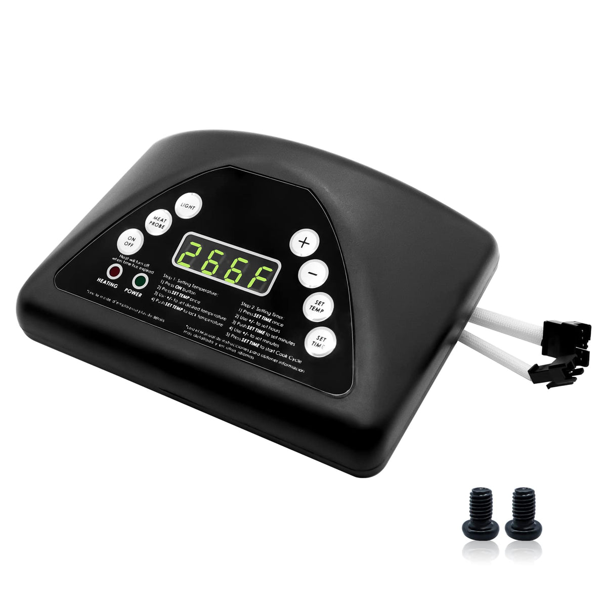 COMVIEE digital control panel front view for Masterbuilt smoker with accessible controls