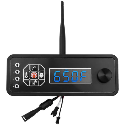 COMVIEE digital WIFI controller for Masterbuilt 1050 front view shows easy temperature control