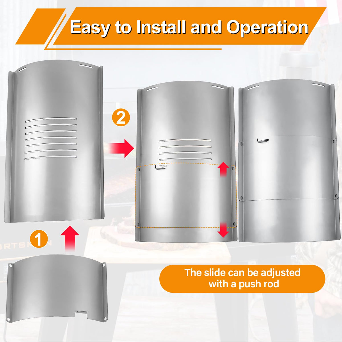 COMVIEE grease collection tray reducing mess between cooks