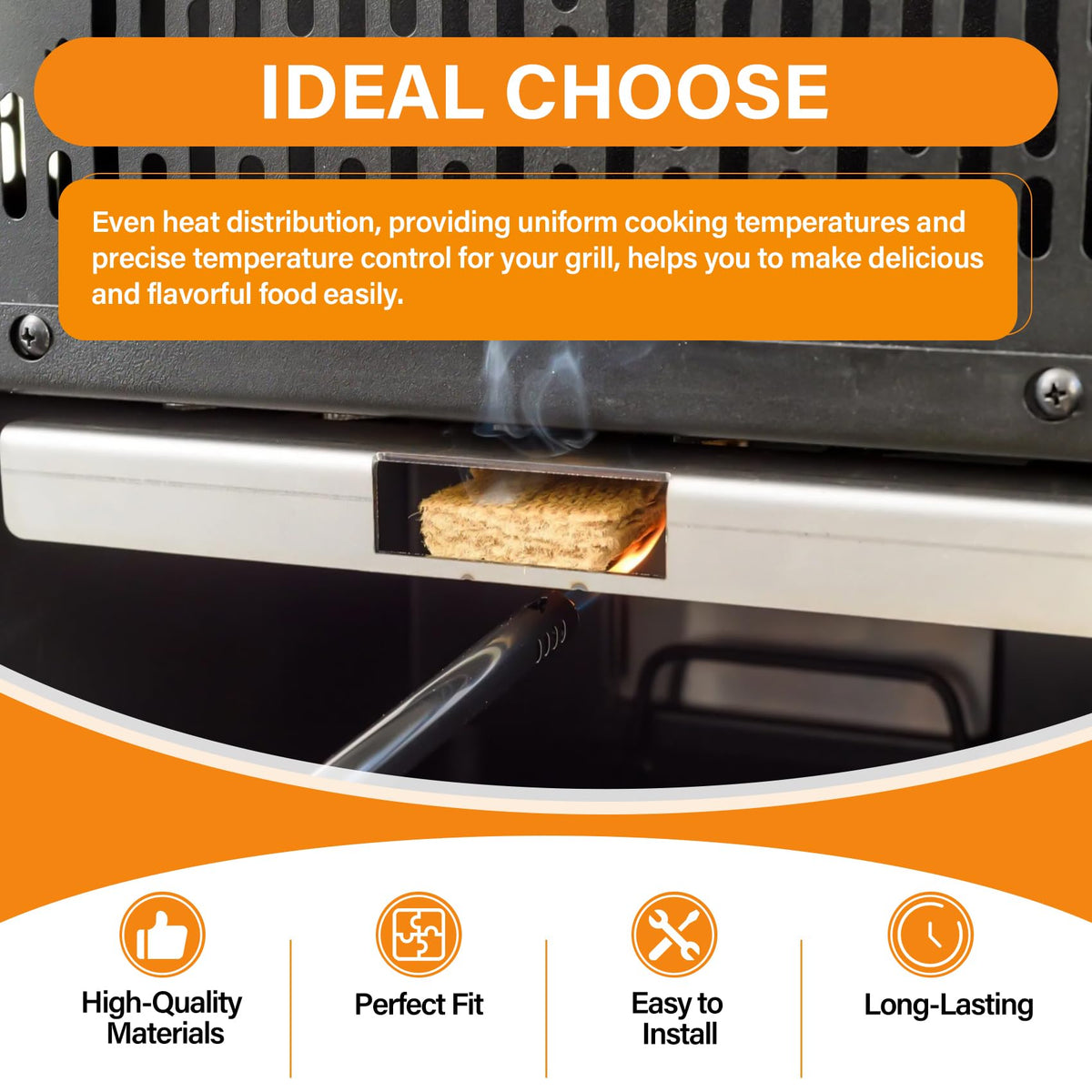 COMVIEE grate in action on Masterbuilt Gravity Series for flavorful outcomes.