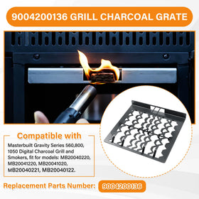 COMVIEE replacement grate promotes even charcoal burn.