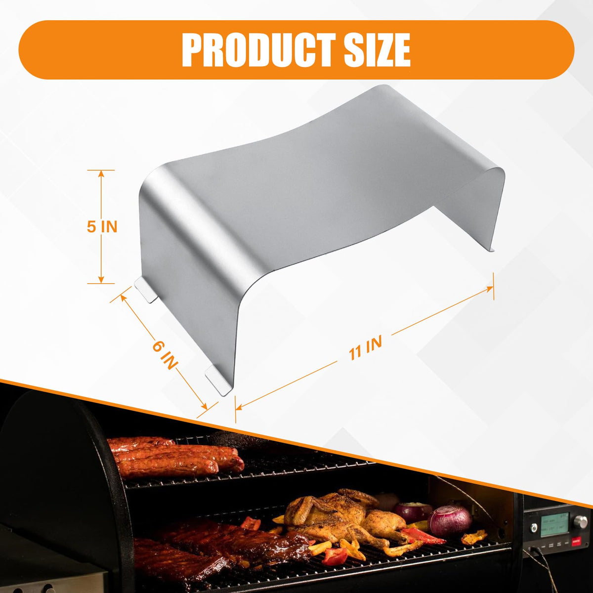 COMVIEE heat diffuser front view highlights rugged, high-heat durability.