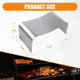 COMVIEE heat diffuser front view highlights rugged, high-heat durability.