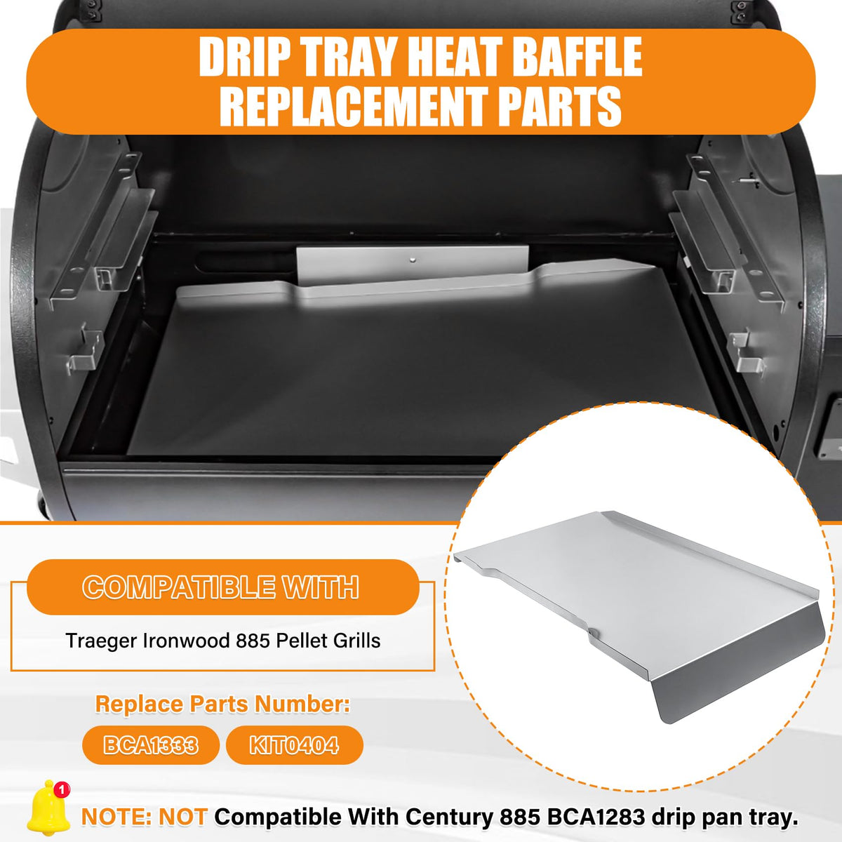 COMVIEE heat-diffusion tray emphasizes durable heat-resistant construction for reliable cooking.