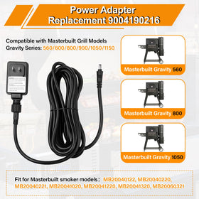 IP44 waterproof power adapter ready for rain or shine grilling sessions
