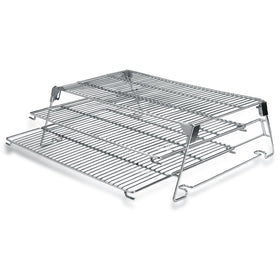 Close-up of COMVIEE Jerky Rack showing durable stainless steel construction