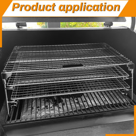 Three-tier space expansion on COMVIEE Jerky Rack for larger batches