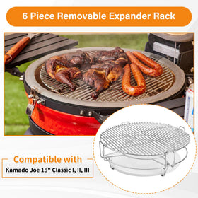 COMVIEE KJ-FCR cooking rack adds extra surface area.