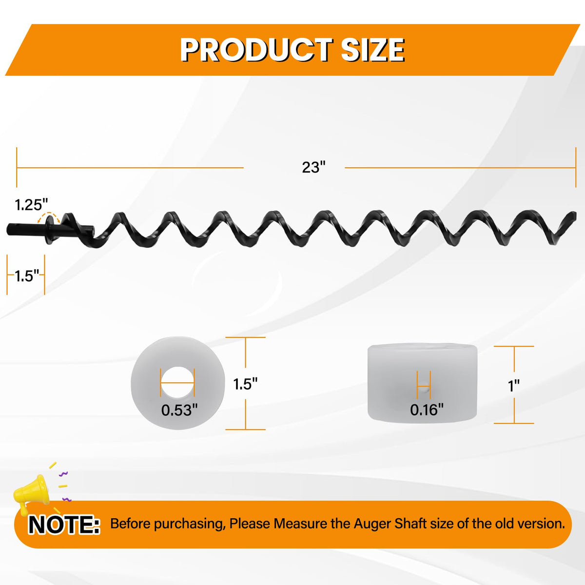 COMVIEE auger motor bushing included for smooth operation on Pit Boss 1000/1100 series.