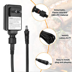 Plug and play power cord installation for easy replacement