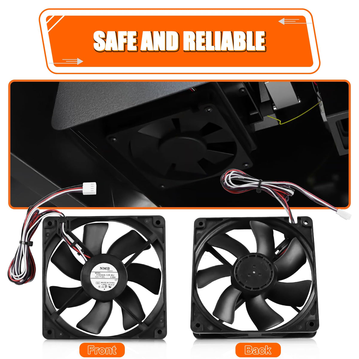COMVIEE safety-enabled overheating protection fan
