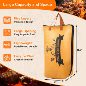 Concons durable material designed for repeated use by barbecue enthusiasts