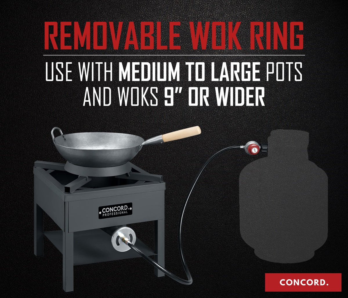 Concord stove supports home brewing with steady, controllable heat