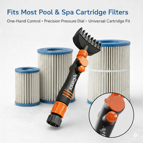 Universal compatibility with standard hoses for pool maintenance