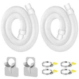 Conderyang 2Pack 1.25in pool hoses, 59in length, ideal for above-ground pools