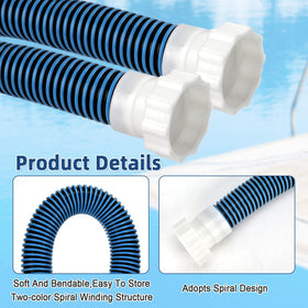 Conderyang 6ft blue pool hose ready for quick installations.