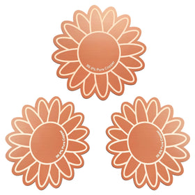 Conderyang sunflower-plate copper disk for bird bath enhances water cleanliness.