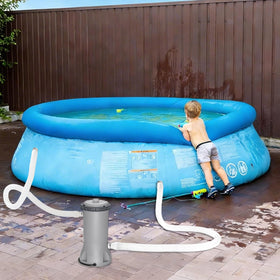 Conderyang compatible with most 1.25-inch pool equipment and pumps.