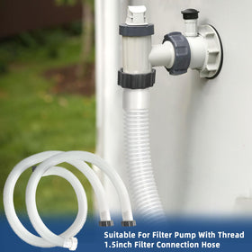 Compatible with 1.5-inch pumps, saltwater systems, and sand filters.