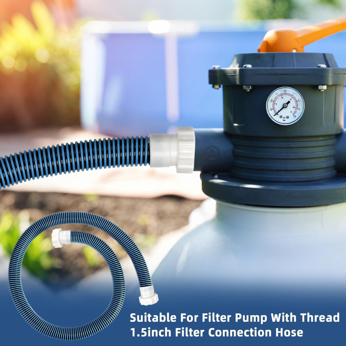 Conderyang knob-design enables tool-free installation for quick setup.