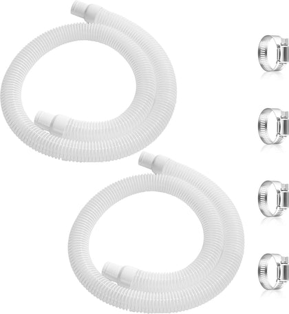 Conderyang two-pack 1.25in 59in pool hoses provide flexible, durable connections for above-ground pools.