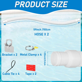Upgrade flexible tube head on Conderyang hose for easier vacuuming