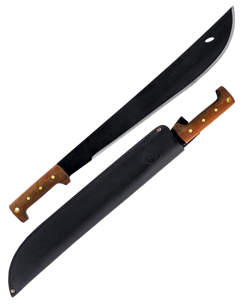 Condor El Salvador machete with wood handle provides a secure grip for rugged outdoor tasks.