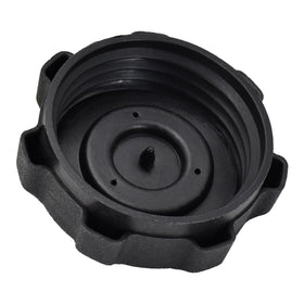 Congparts fuel cap in application demonstrates quick swap and secure seal for mower tanks.