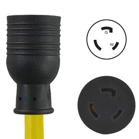 Conntek P515L520 locking L5-20R connector ready for generator applications