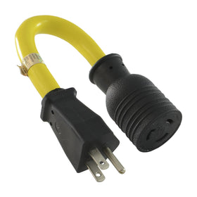 Conntek P515L520 adapter showing outlet and locking connector for stable power