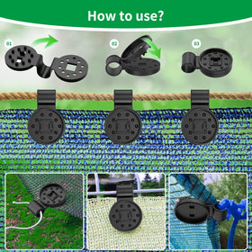 Consripie garden shade clips ideal for patios and greenhouse shading